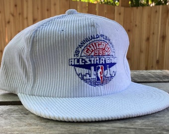 1988 NBA All-Star Game Corduroy Hat - new old stock - deadstock • Twins