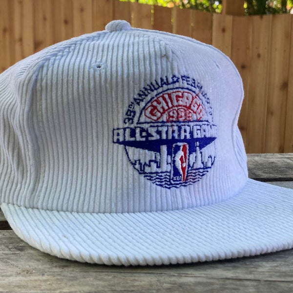 1988 NBA All-Star Game Corduroy Hat - new old stock - deadstock • Twins