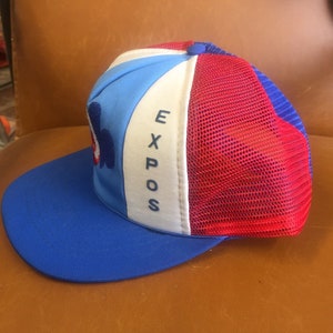 1980s Montreal Expos snapback mesh hat new old stock never worn image 2