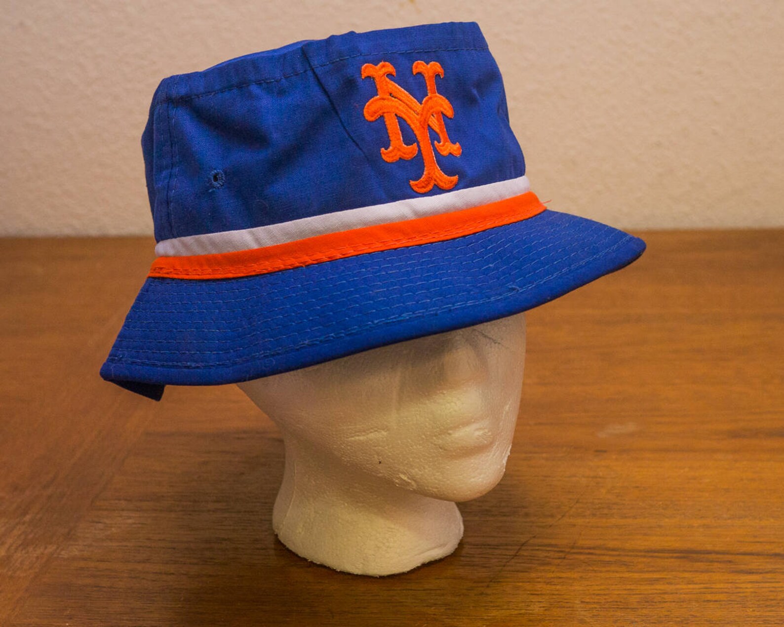 New York Mets 1990s Baseball Bucket Hat Etsy