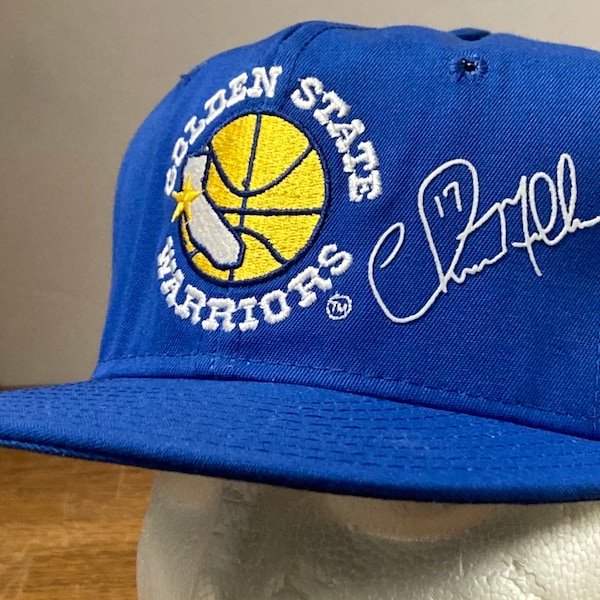 Vintage Golden State Warriors snap back • 1990s • Chris Mullins • Official NBA Snapback • New Old Stock