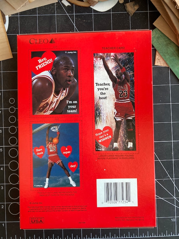 Michael Jordan Valentines Cards From the Early 90s • Unopened