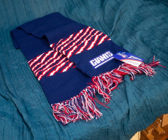 New York Giants 1990s Zubas Scarf - New Old Stock… - image 1