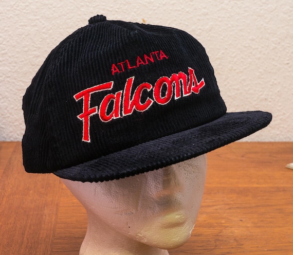 1980s Atlanta Falcons Corduroy Adjustable Back Vintage Hat