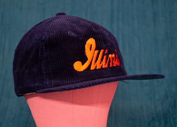 Illinois Fightin Illini Corduroy 90s Snapback Hat