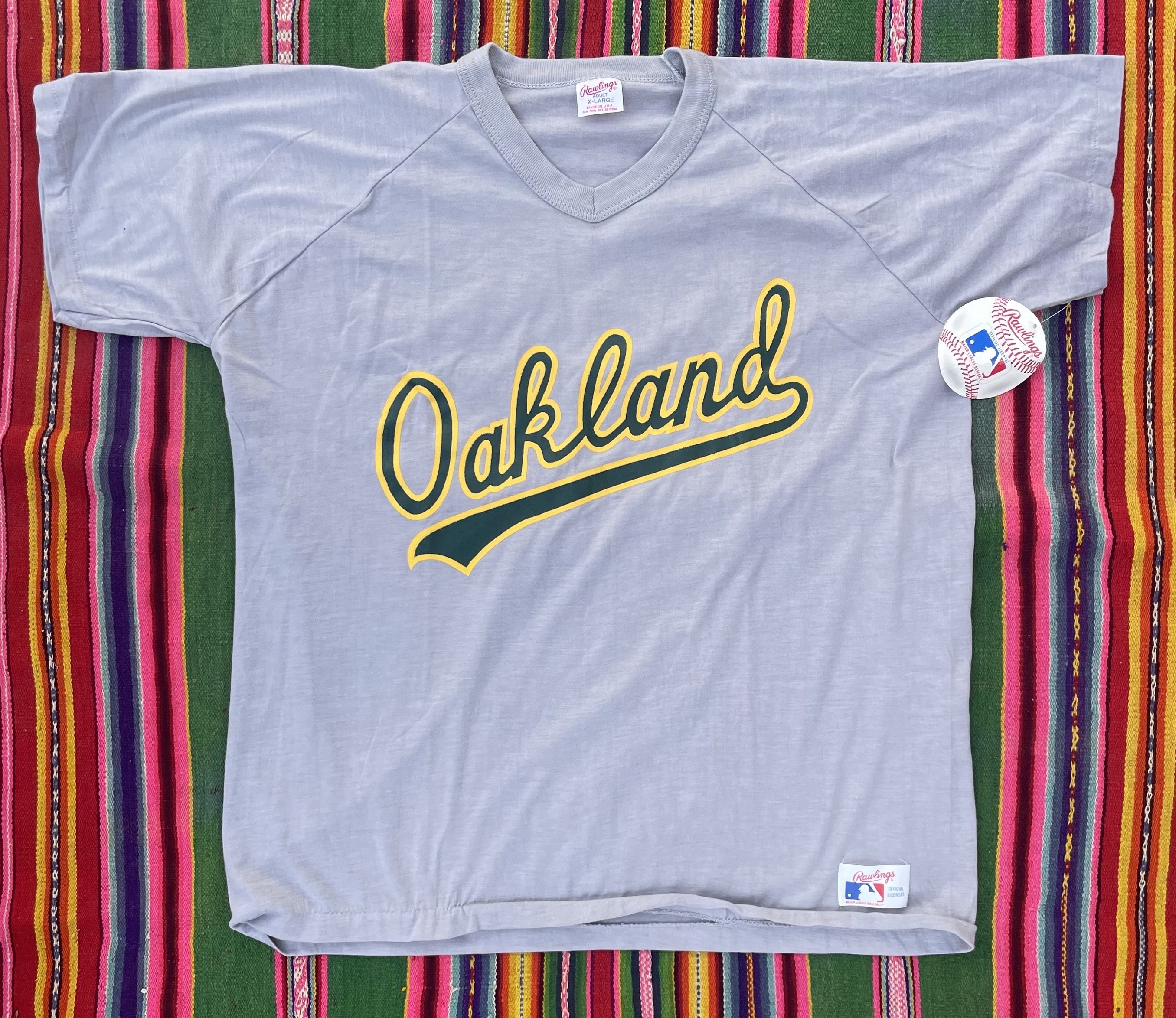 Maillot Baseball Rawlings Vintage Sans Manches - Taille XL - Neuf Avec étiquette