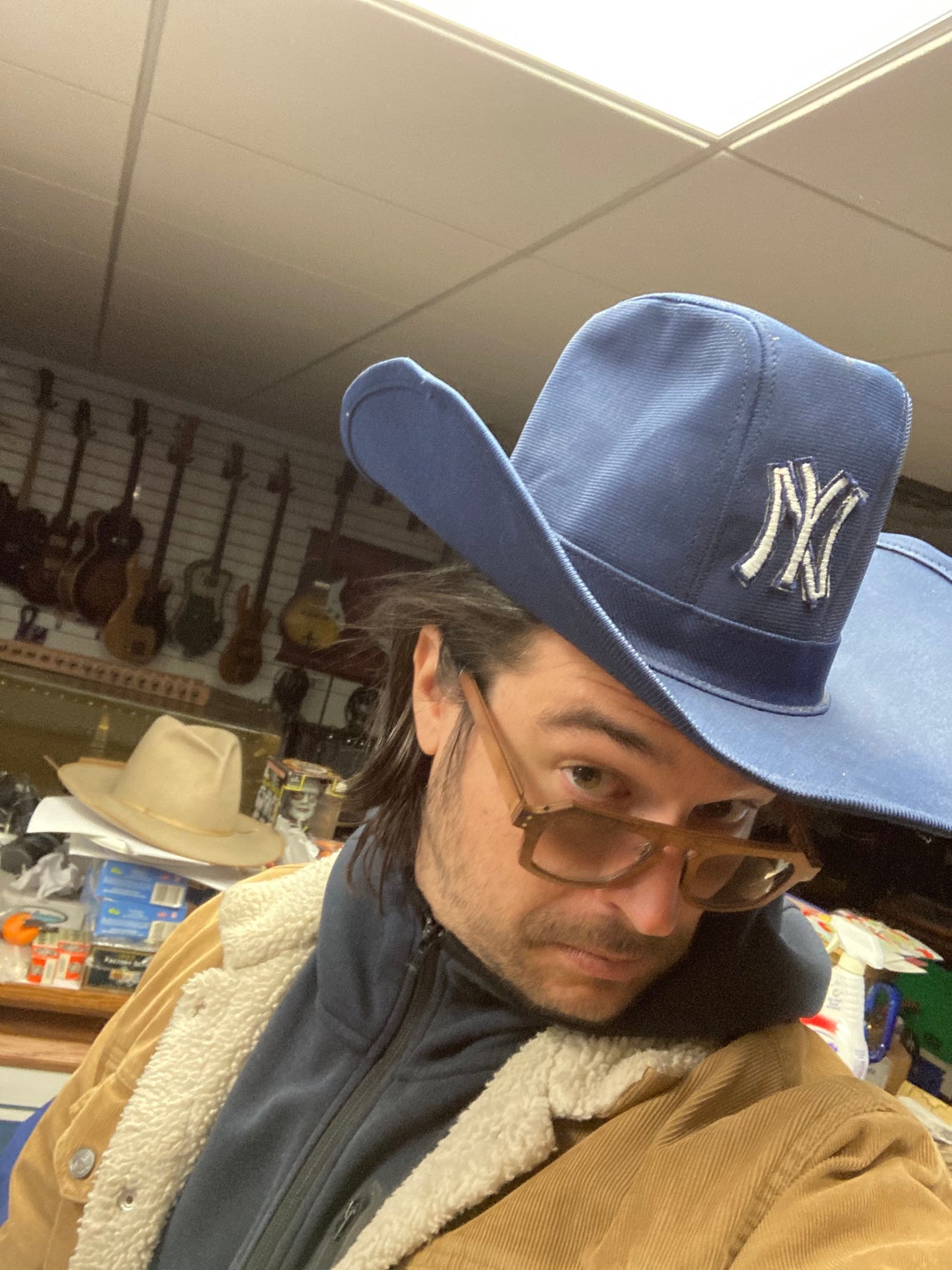 New York Yankees 1980s Cowboy Hat New Old Stock Etsy