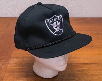 80年代ヴィンテージ ロサンゼルス・レイダース スナップバックキャップ