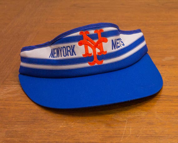 1980s New York Mets Adjustable Visor - new old st… - image 1