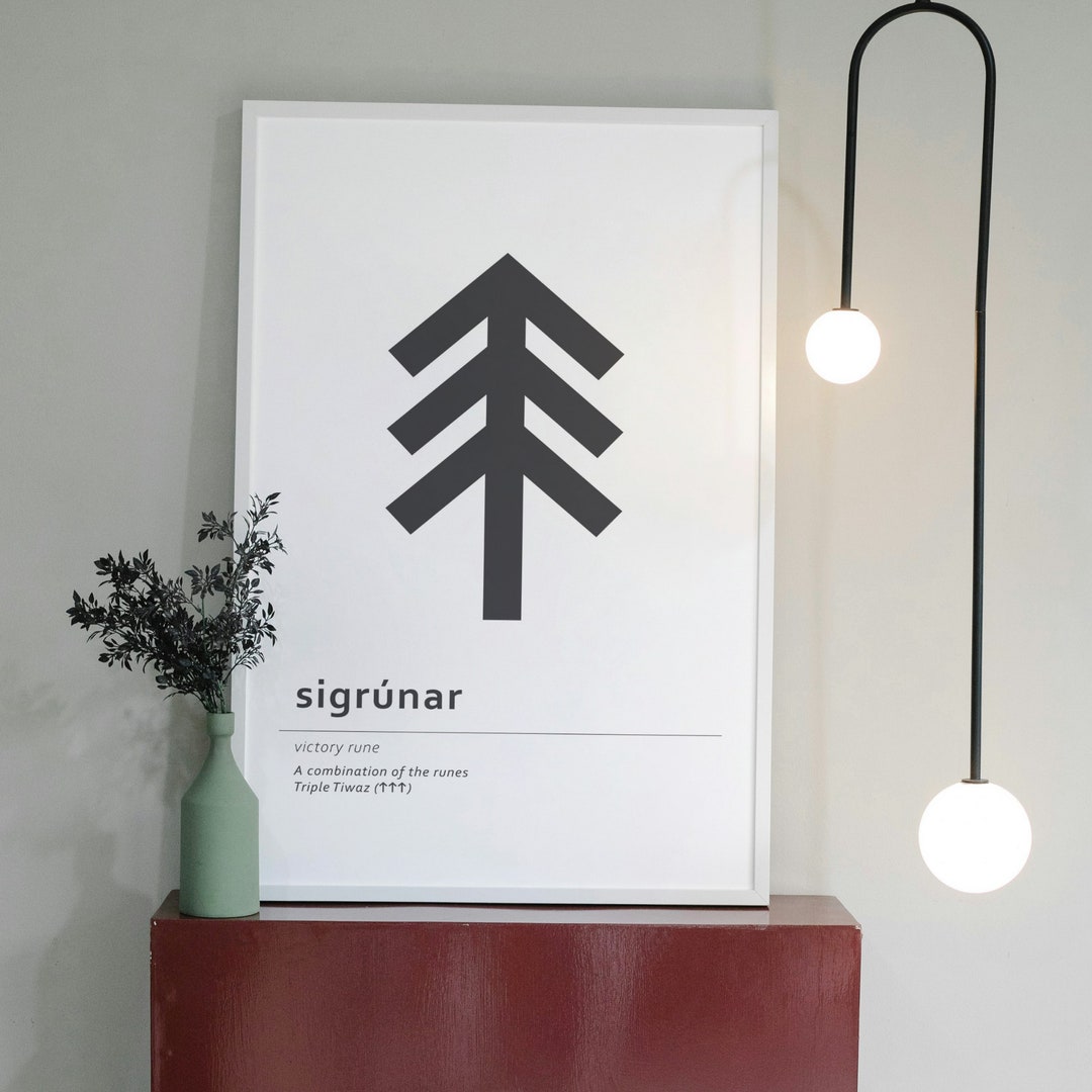 Norse Home Decor, Digital Viking Rune, Viking Digital Art, Printable ...