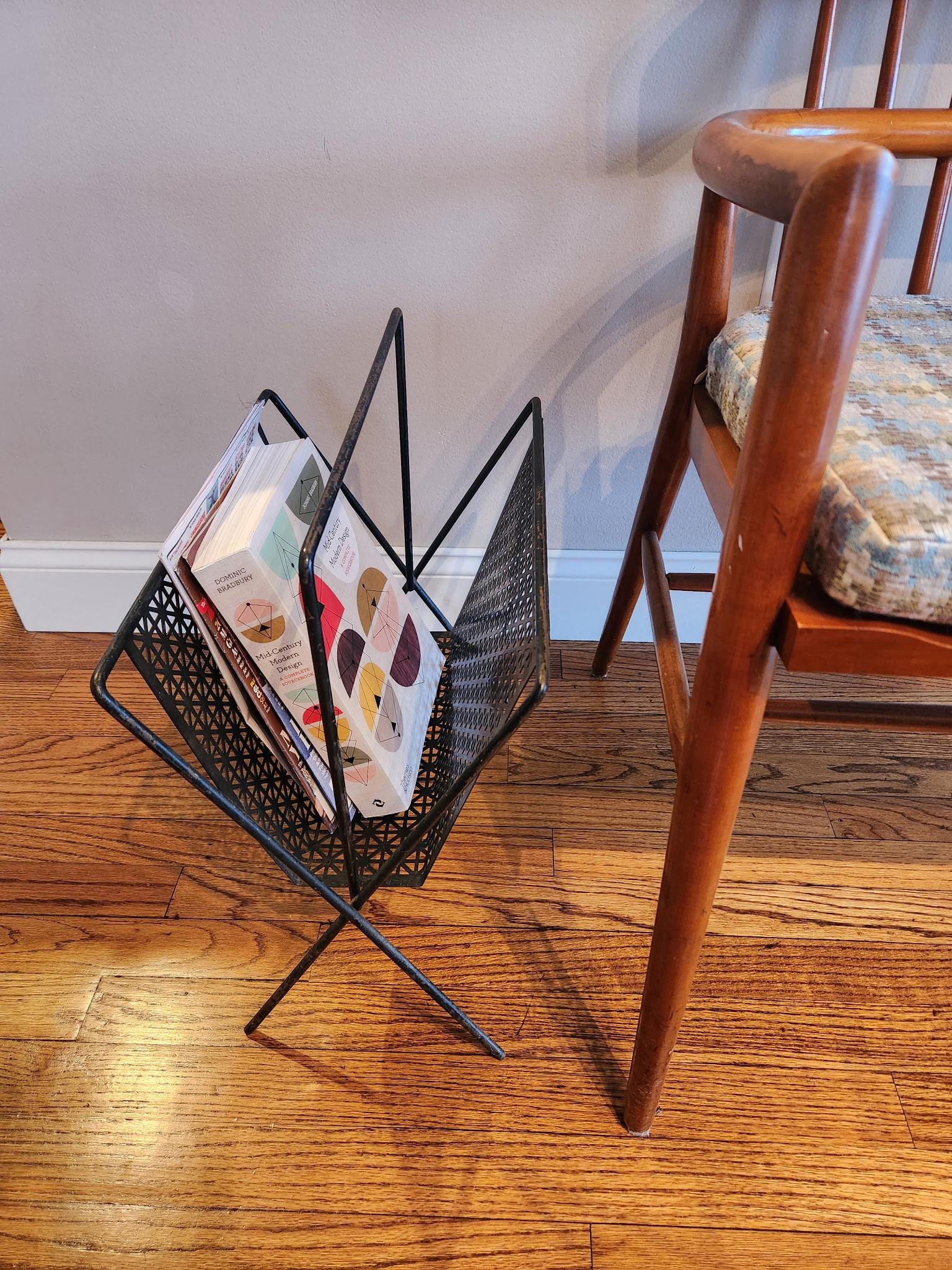 Mid Century Magazine Rack - Etsy