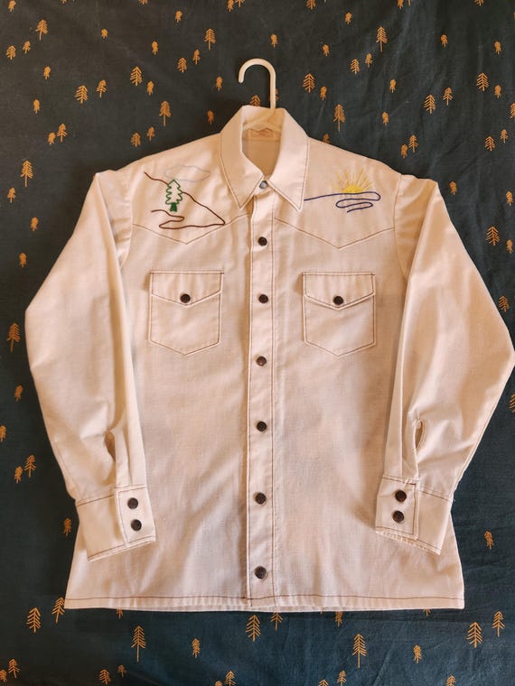 70s Western shirt - Gem