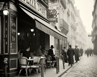 Vintage Kunstdruck - Vintage Paris 1930er Jahre