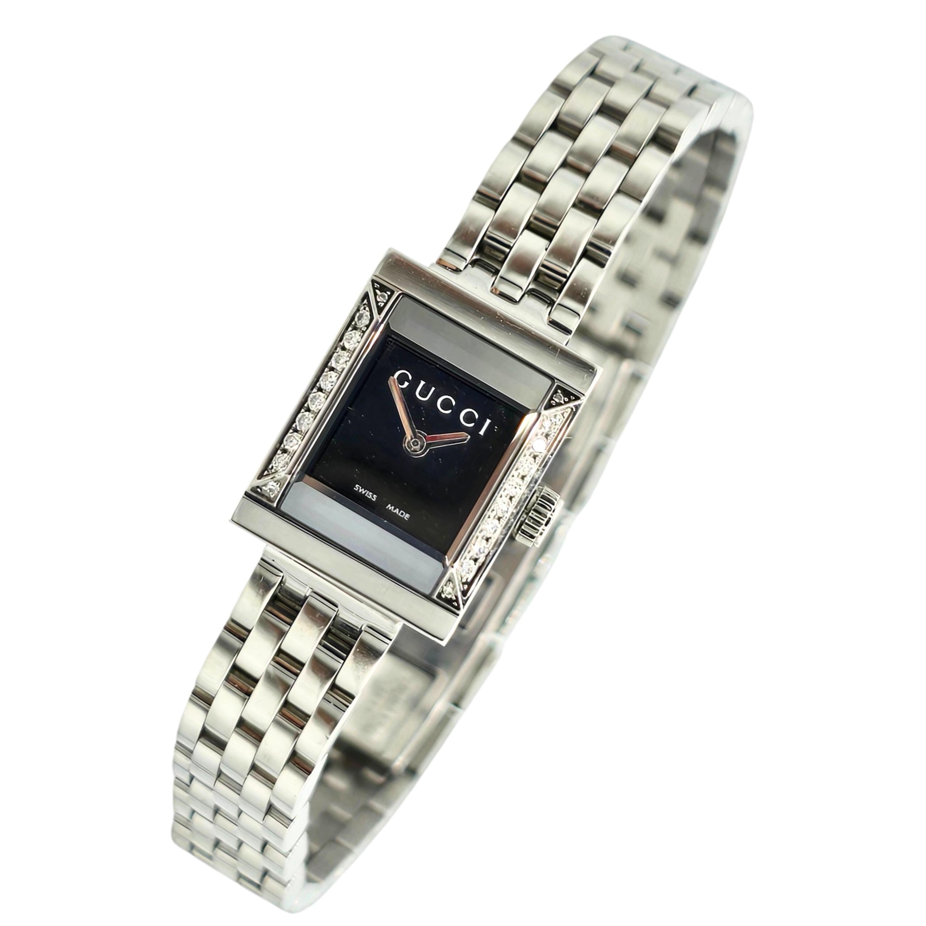 Vintage Gucci G Frame Women\'s Quartz Watch Vintage Gucci G-frame Collection Square Stainless Steel  main image 2