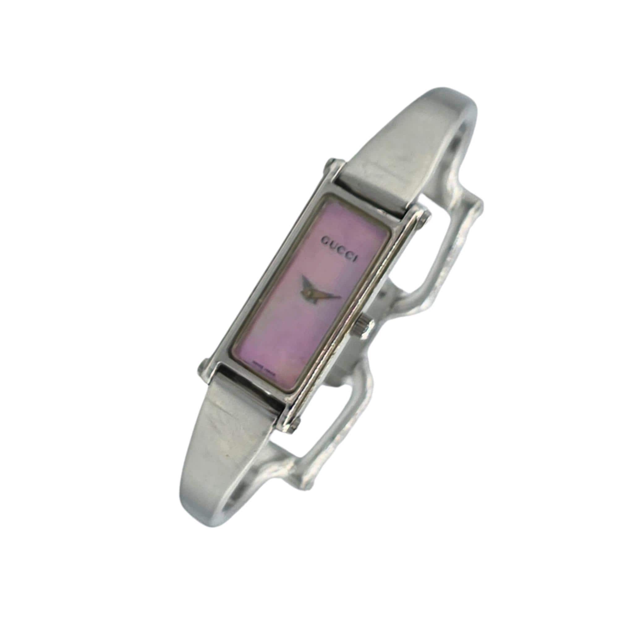 GUCCI マザーオブパール 長方形時計 Gucci watch mother of pearl - Etsy 日本