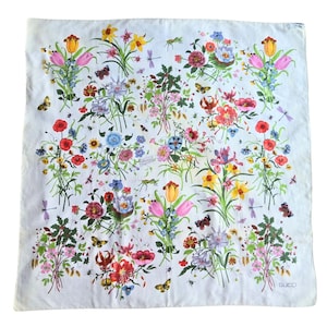Vintage Gucci Flora Scarf in Unused Condition