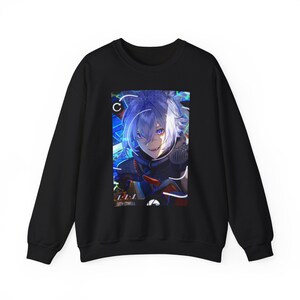 Art Print Sweatshirt | Zenless Zone Zero Abstract Minimalist Crewneck Jumper, Unisex Graphic Pullover Sweater