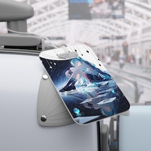 Hatsune Miku Anime Luggage Tags Personalized Travel Accessories for Gamers & Fans - Cute Vacation Gift for Birthdays, Holiday Gift