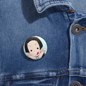 Custom Demon Slayer Pin Button - Takada Naho Anime Pin, Japanese Manga Badge, Personalized & Collectible Anime Accessories