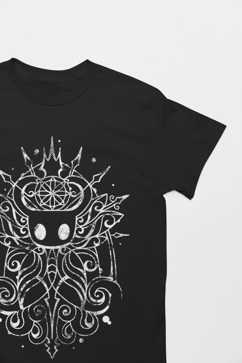 T-shirt Hollow Knight Silksong - T-shirt Gamer Coton, Design Unisexe, Manches Courtes