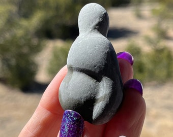 Canadian Fairy Stone natural concretion mother and child