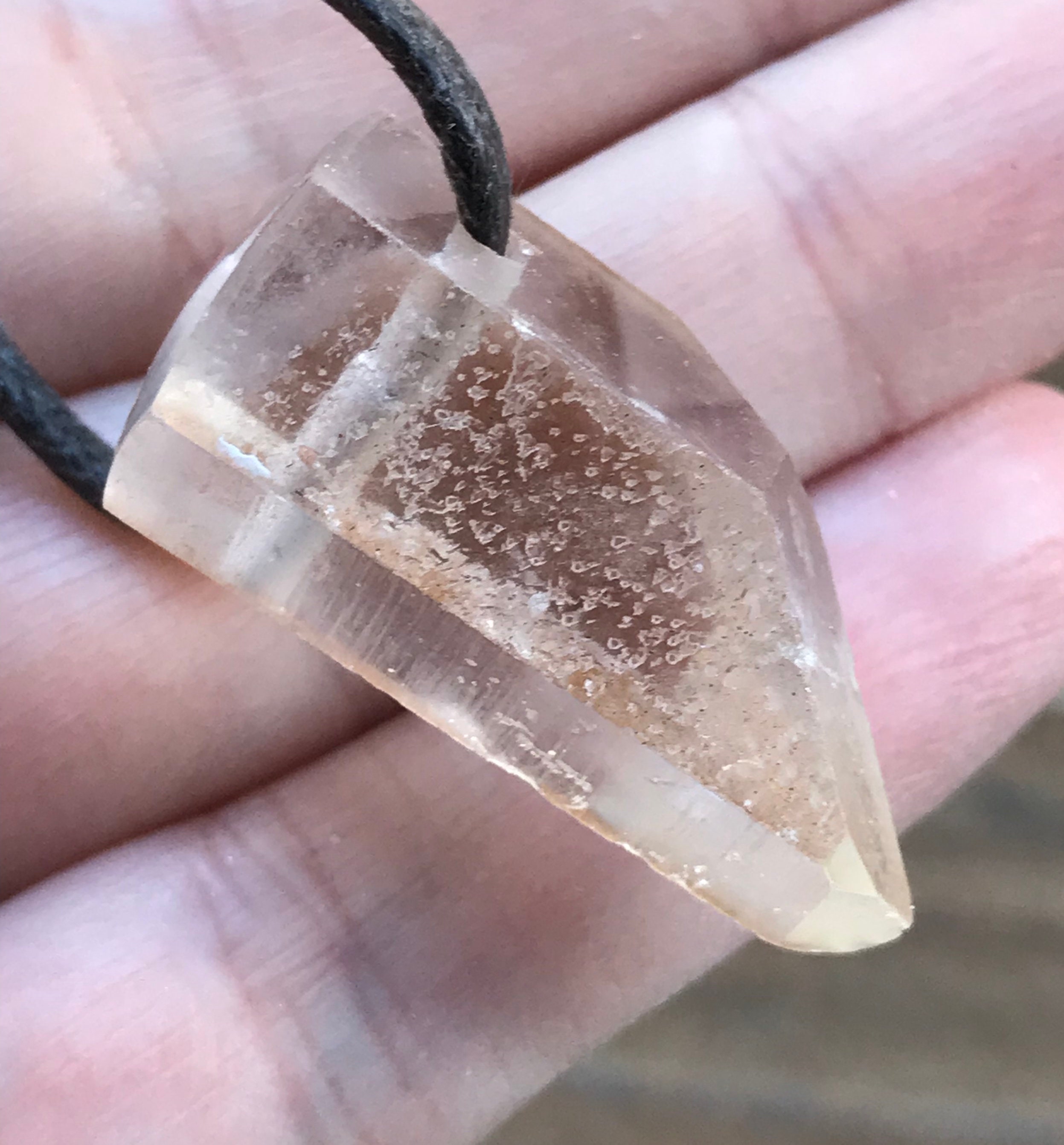 Drilled Gemstone Pendants