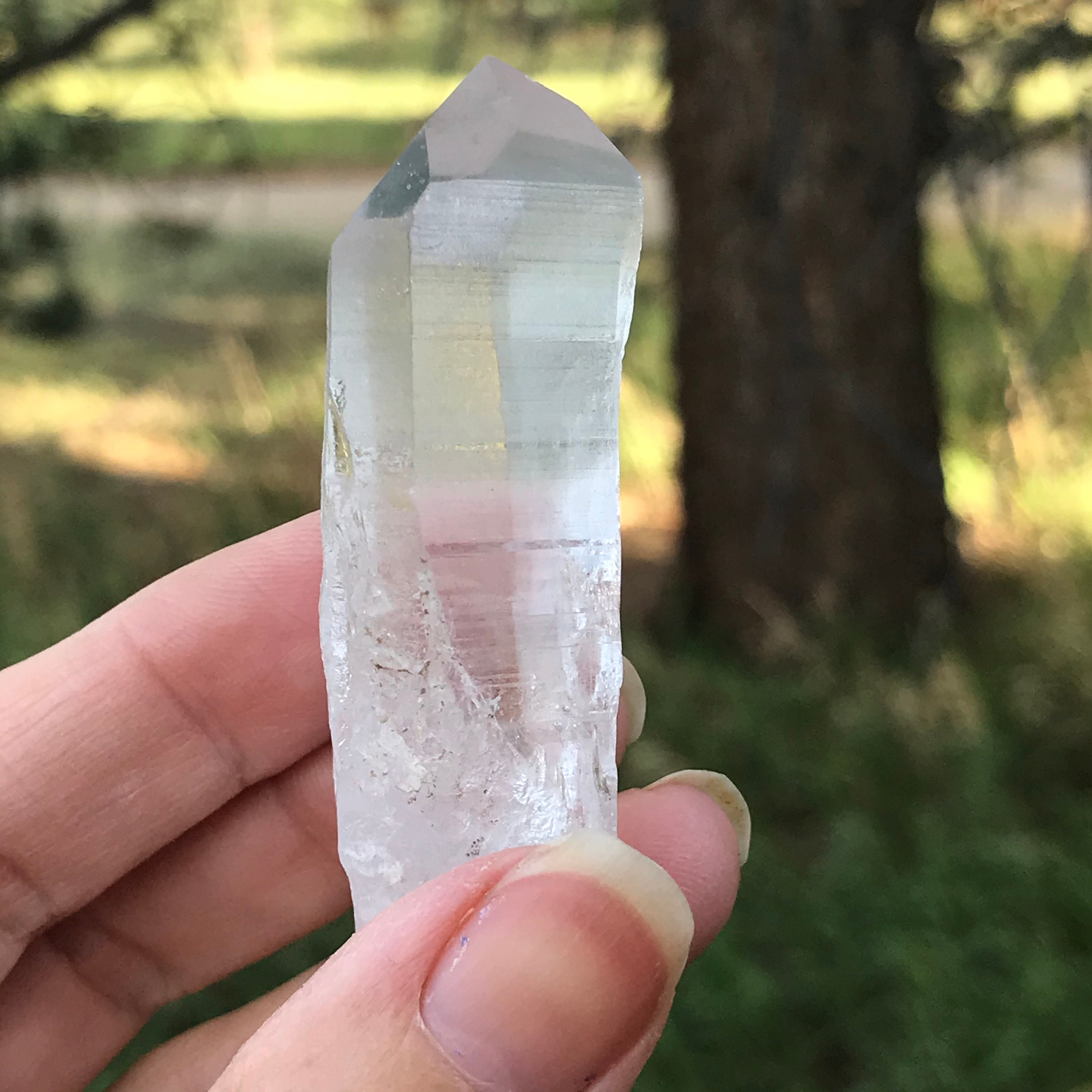 Buy Lemurian Quartz Crystal Natural Brazil Online in India - Etsy