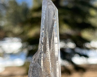 Starbrary Quartz cut base tower self standing crystal point