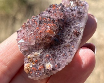 Thunder Bay Amethyst 2 inches X 1 1/4 inches Druzy crystal cluster stone Canada