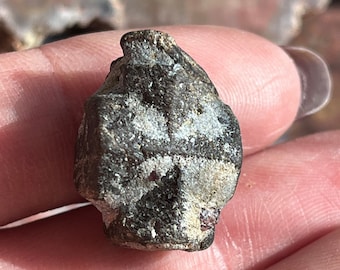 AAA Twin Staurolite cross stone Taos New Mexico 21mm X 14mm