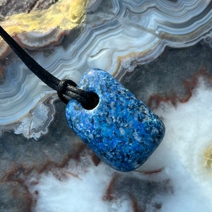 メンズ 宝石ネックレス クリスタルストーン ラピスラズリ