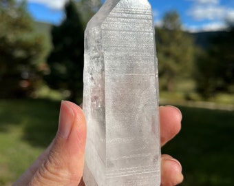 DT Lemurian Quartz AAA point self healed crystal