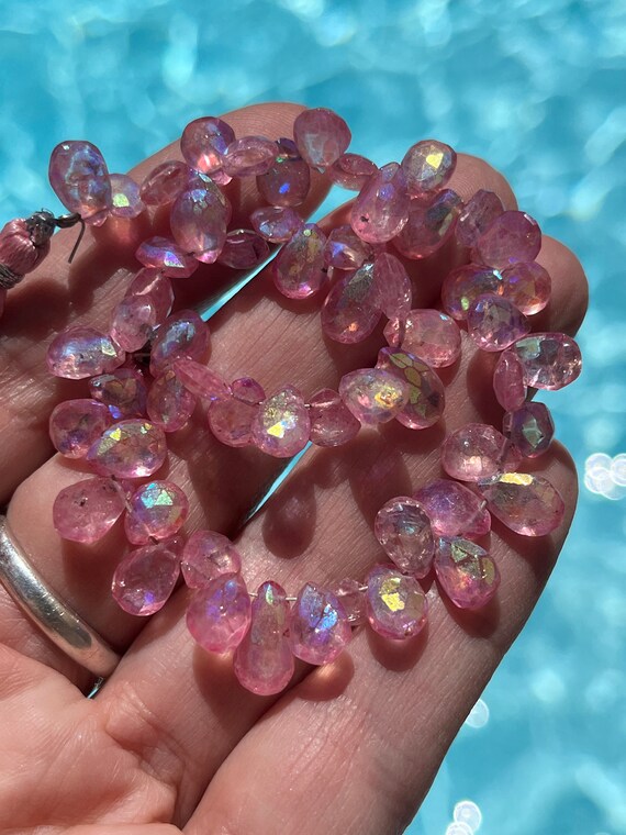 Mystic topaz beads deals