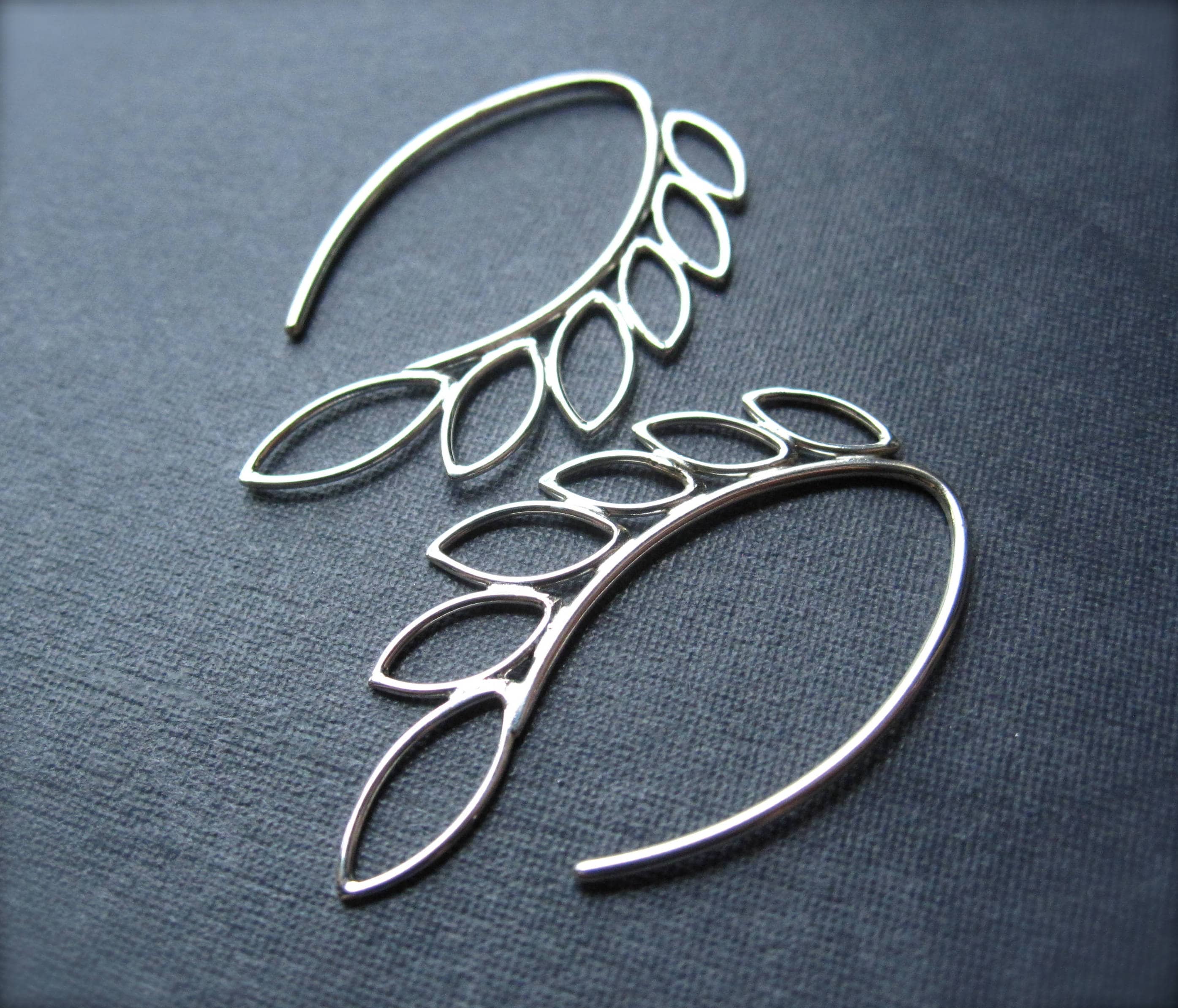 Solid Sterling Silver ear wires high end jewelry earring findings