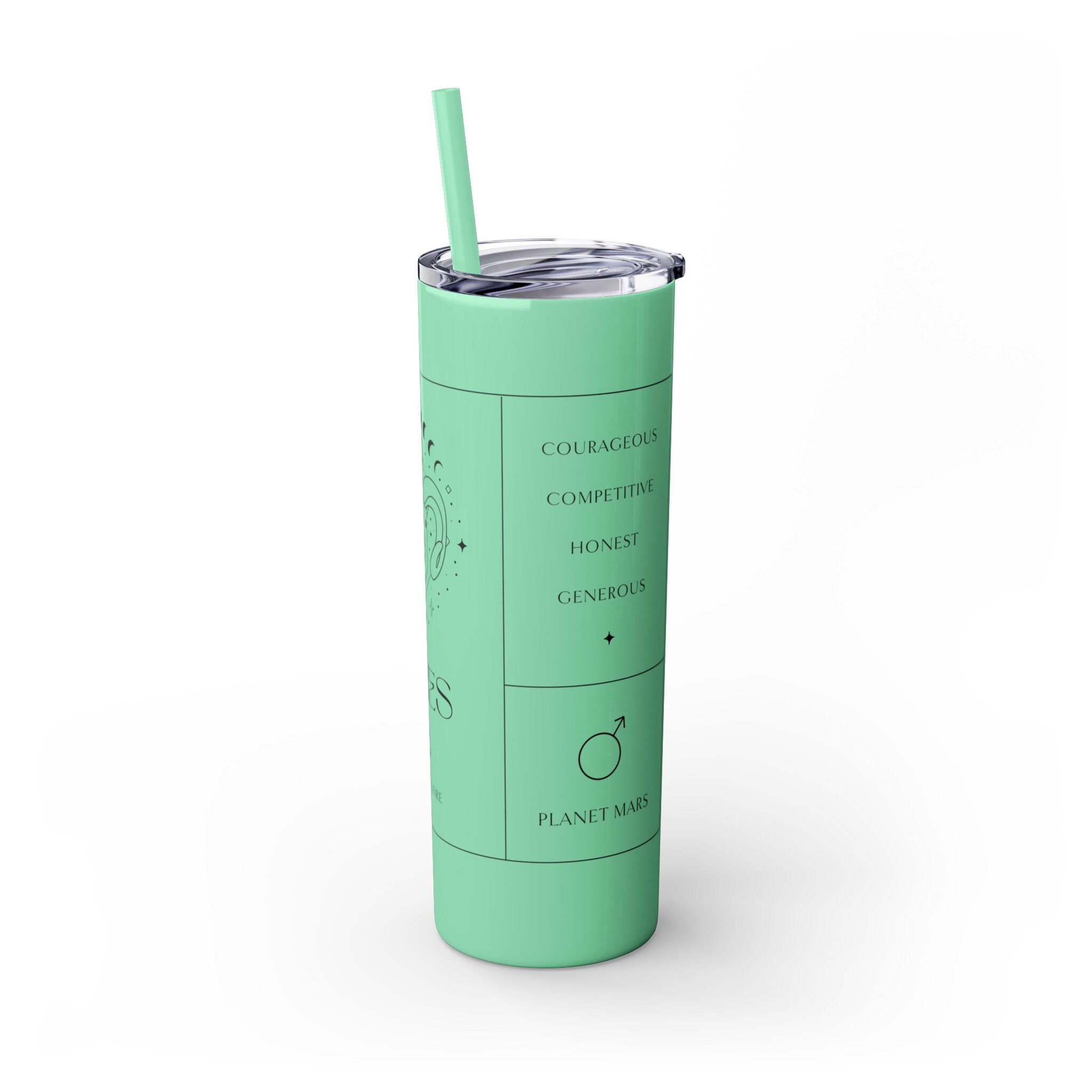 Zodiac Chart Tumbler With Straw | Astrology Lovers Gift | 20oz Tumbler -  Etsy