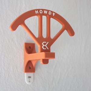 Custom Cowboy Hat Hanger: Personalized Western Decor, Adjustable Wall Mount