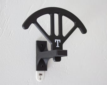 Cintre pour chapeau de cowboy monogramme : décoration western rustique