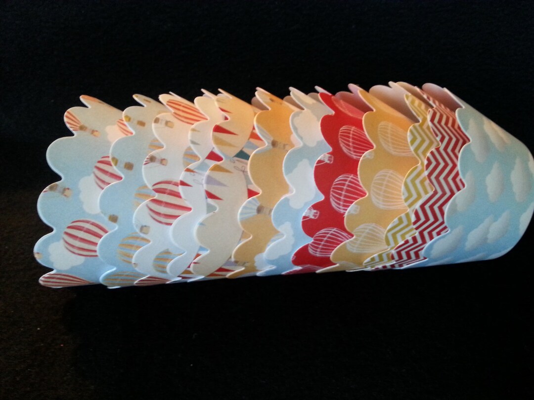Custom Hot Air Balloons Cupcake Wrappers (12 per Order) - Etsy