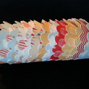 Custom Hot Air Balloons Cupcake Wrappers (12 per order)