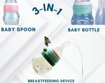 FRESI™ Baby Bottle Feeding Set and Supplemental Nursing System