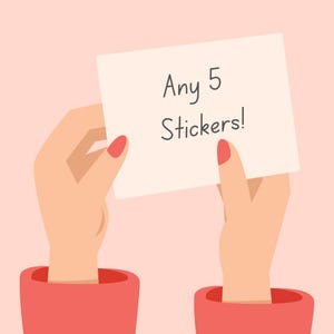 ¡Elige 5 pegatinas!
