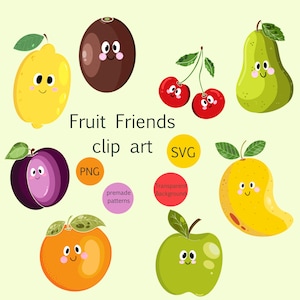 Fruit Friends clipart