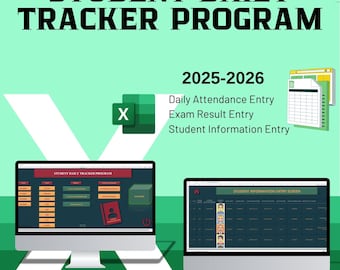 Student Attendance Tracker: Digital Teacher Planner