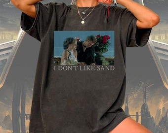 Starwars Anakin Skywalker And Padme I Don't Like Sand Shirt, Starwars Revenge Of The Sith 20Th Anniversary Shirt, Galaxy's Edge Couple Shirt