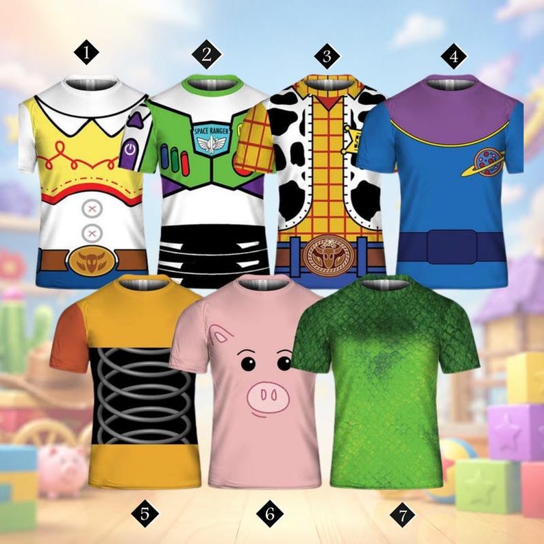 Toy Story 3D Full Over Print Hoodie, Toy Story Character Cosplay, Custom Toy Story Movie Sweatshirt, Disneyland Trip 2026, Halloween Costume image 1