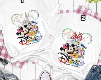 Koszulka Comfort Colors Disneyland Family Vacation 2026, Rodzinna wycieczka Myszki Miki i Przyjaciele, Koszulka Disneyland, Rodzinne wakacje, Wakacje w Disneylandzie