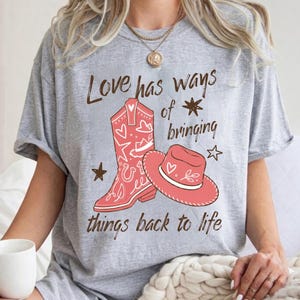 Vintage Toy Story 5 Comfort Colors Shirt, Bringing Things Back To Life Boot Shirt, TS Jessie Cow Girl Tee, Disneyland Family Vacation 2026 image 4