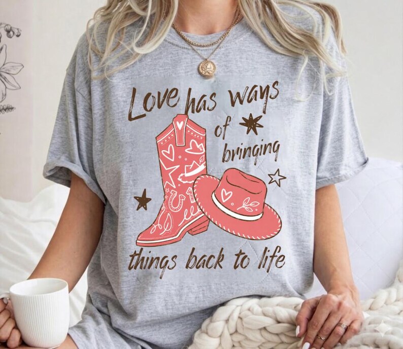 Vintage Toy Story 5 Comfort Colors Shirt, Bringing Things Back To Life Boot Shirt, TS Jessie Cow Girl Tee, Disneyland Family Vacation 2026 image 4