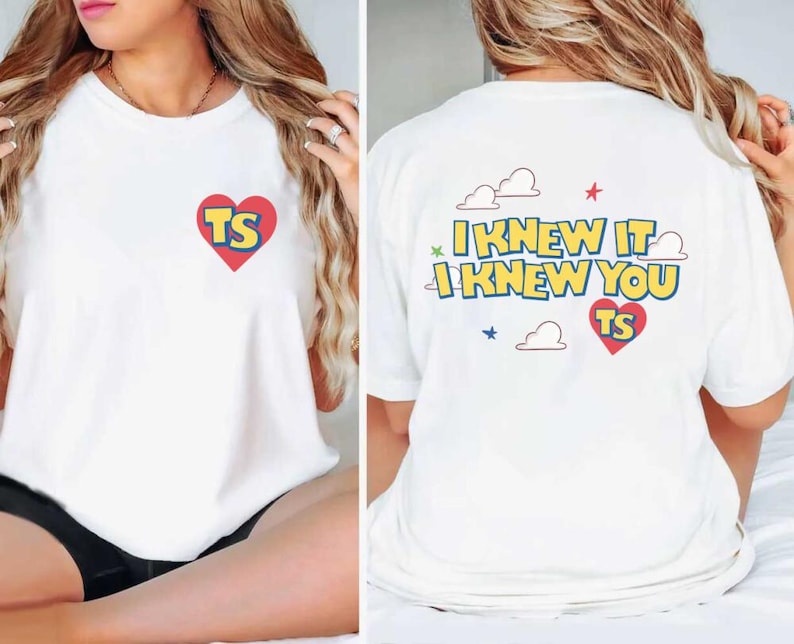 Disneyland TS 5 Comfort Colors Shirt, Tay Story Friendship Tee, I Knew It I Knew You Front Back Print Shirt, Trendy Tee, Movie Fan Gifts image 2