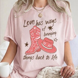 Vintage Toy Story 5 Comfort Colors Shirt, Bringing Things Back To Life Boot Shirt, TS Jessie Cow Girl Tee, Disneyland Family Vacation 2026 image 3